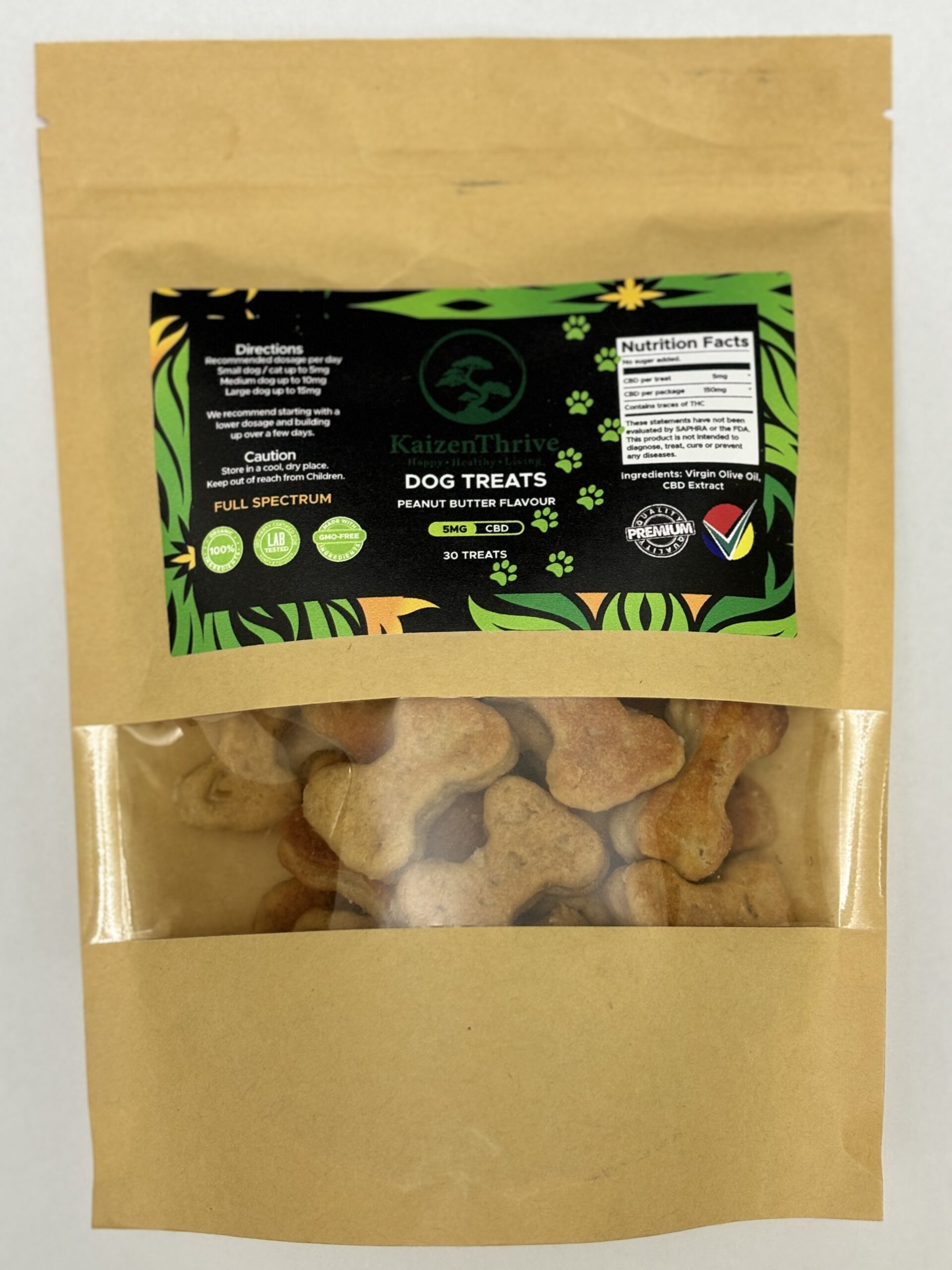 Dog Treats - Peanut Butter Flavour (5mg CBD)